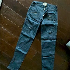 Rewind blue/gray skinny cargo pants